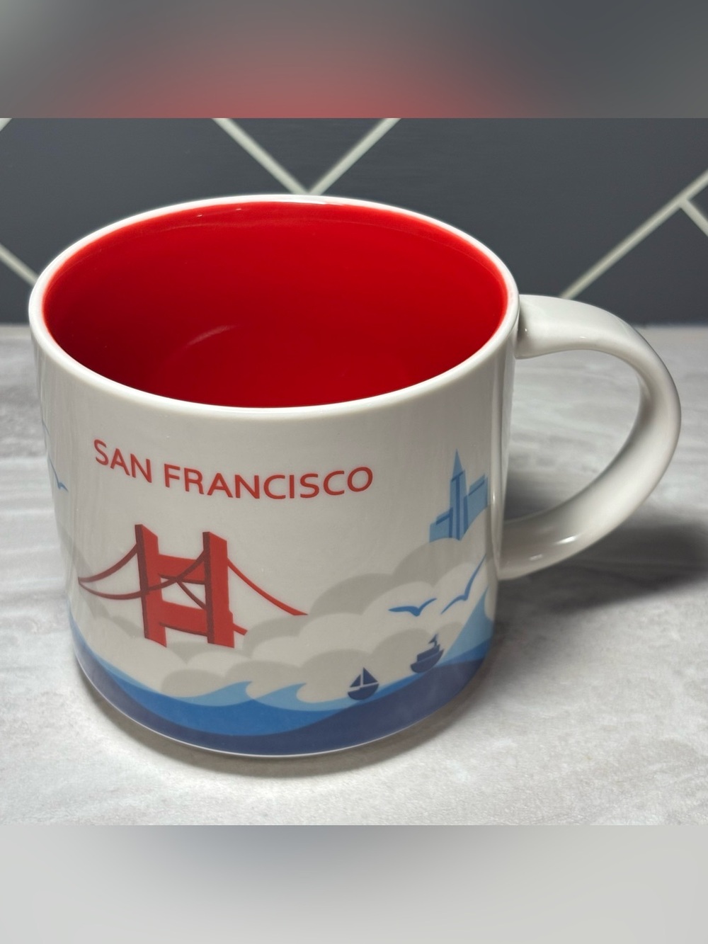 Starbucks San Francisco You Are Here Collection Series 14oz Coffee Tea Mug Cup